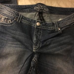 Paisley Sky Boot Cut Size 18 Jeans